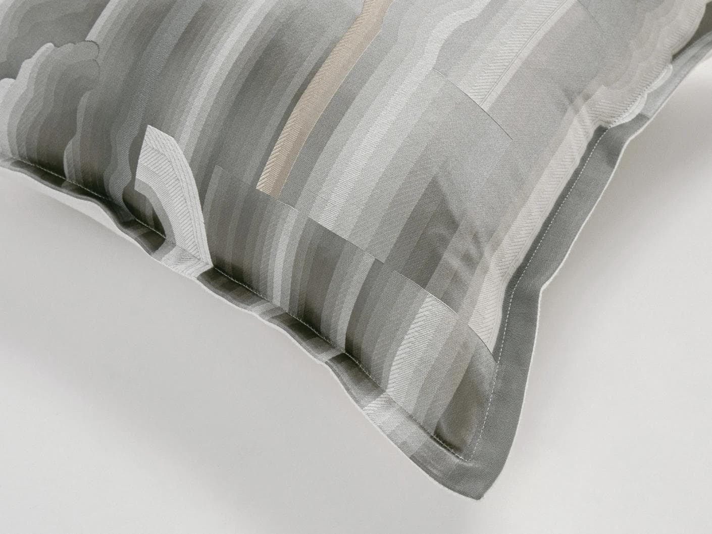 Claudine Laurent cushion in grey, shown in a product top view as image 8