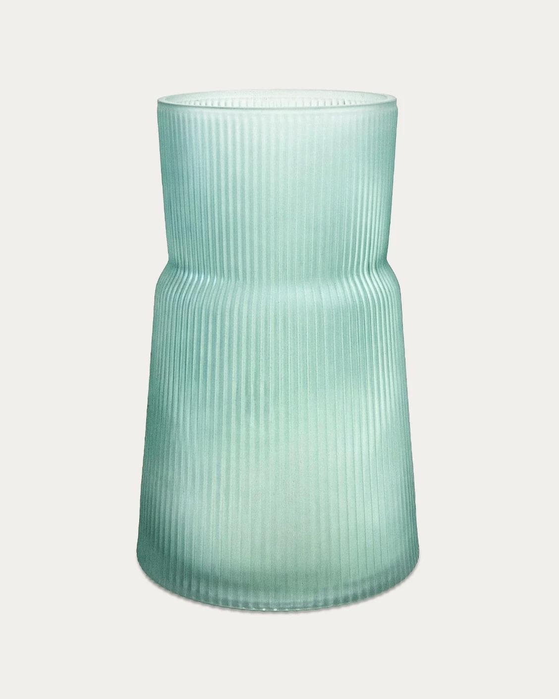 Cloris Storms vases in turquoise, shown in a product front view as image 1