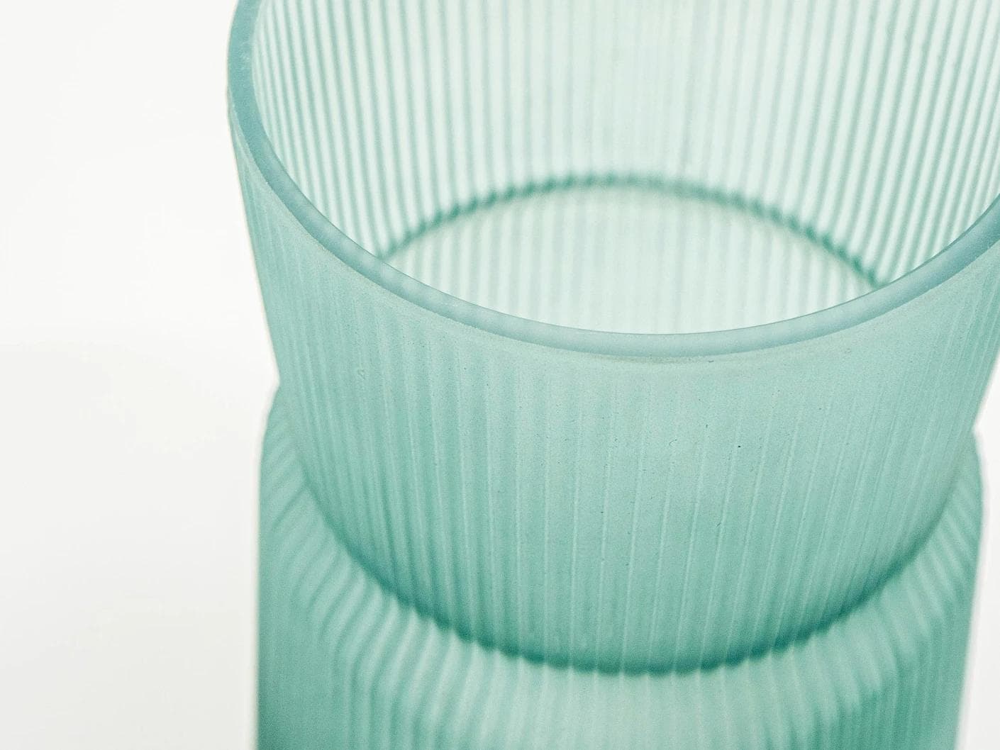 Cloris Storms vases in turquoise, shown in a product top view as image 8