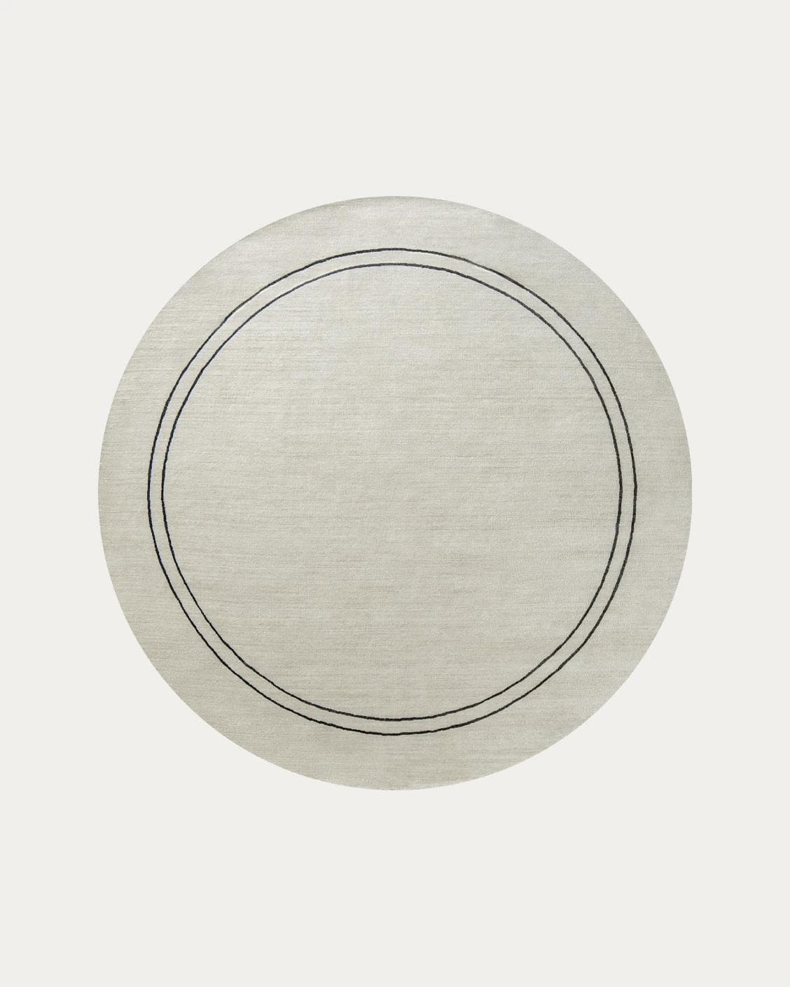 Colin Bianca carpets in white, black and pearl, shown in a product top view as image 1