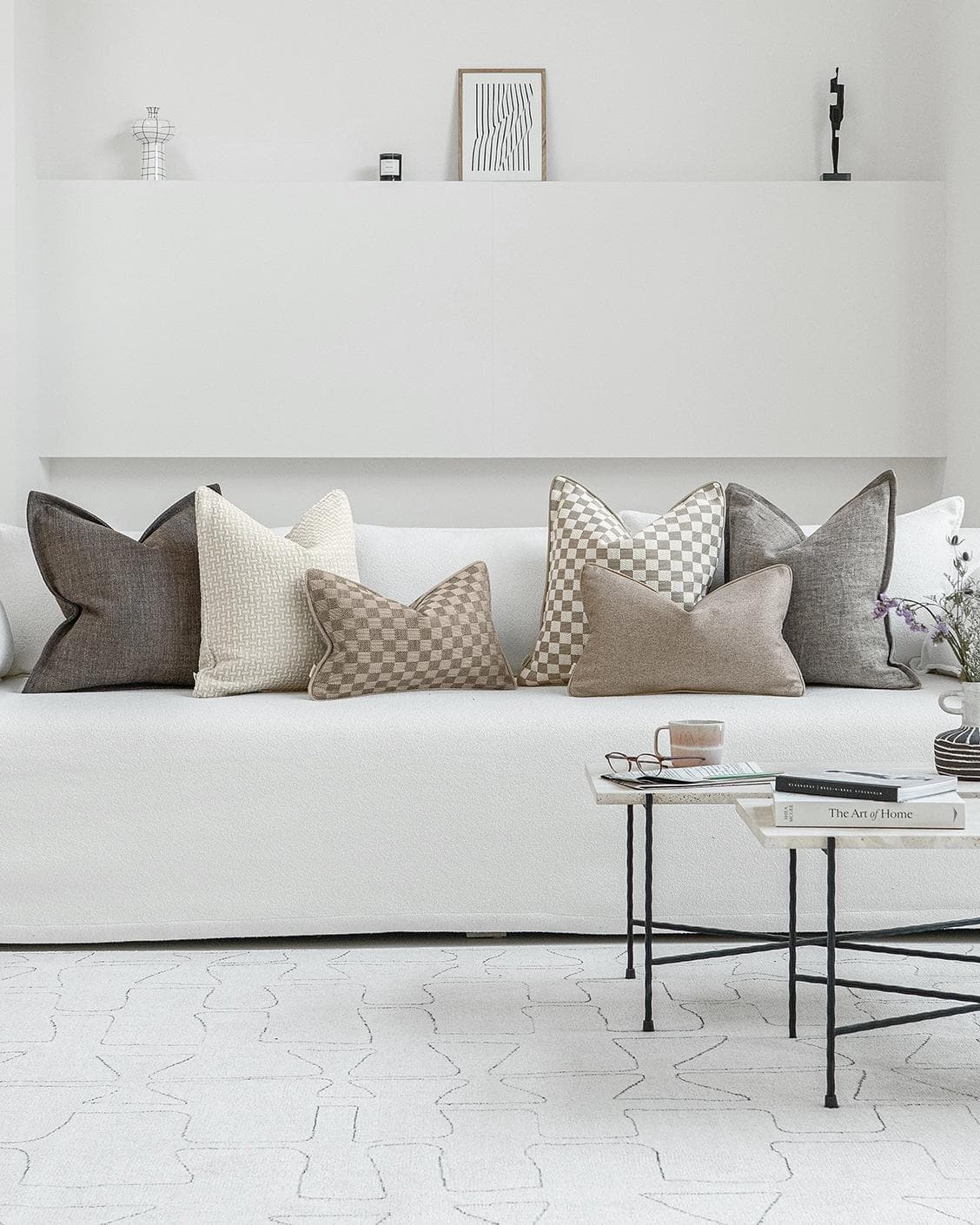 Colton Bundle cushion, shown in a lifestyle front view as image 4