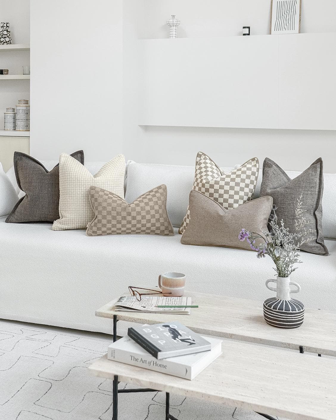 Colton Bundle cushion, shown in a lifestyle right view as image 2