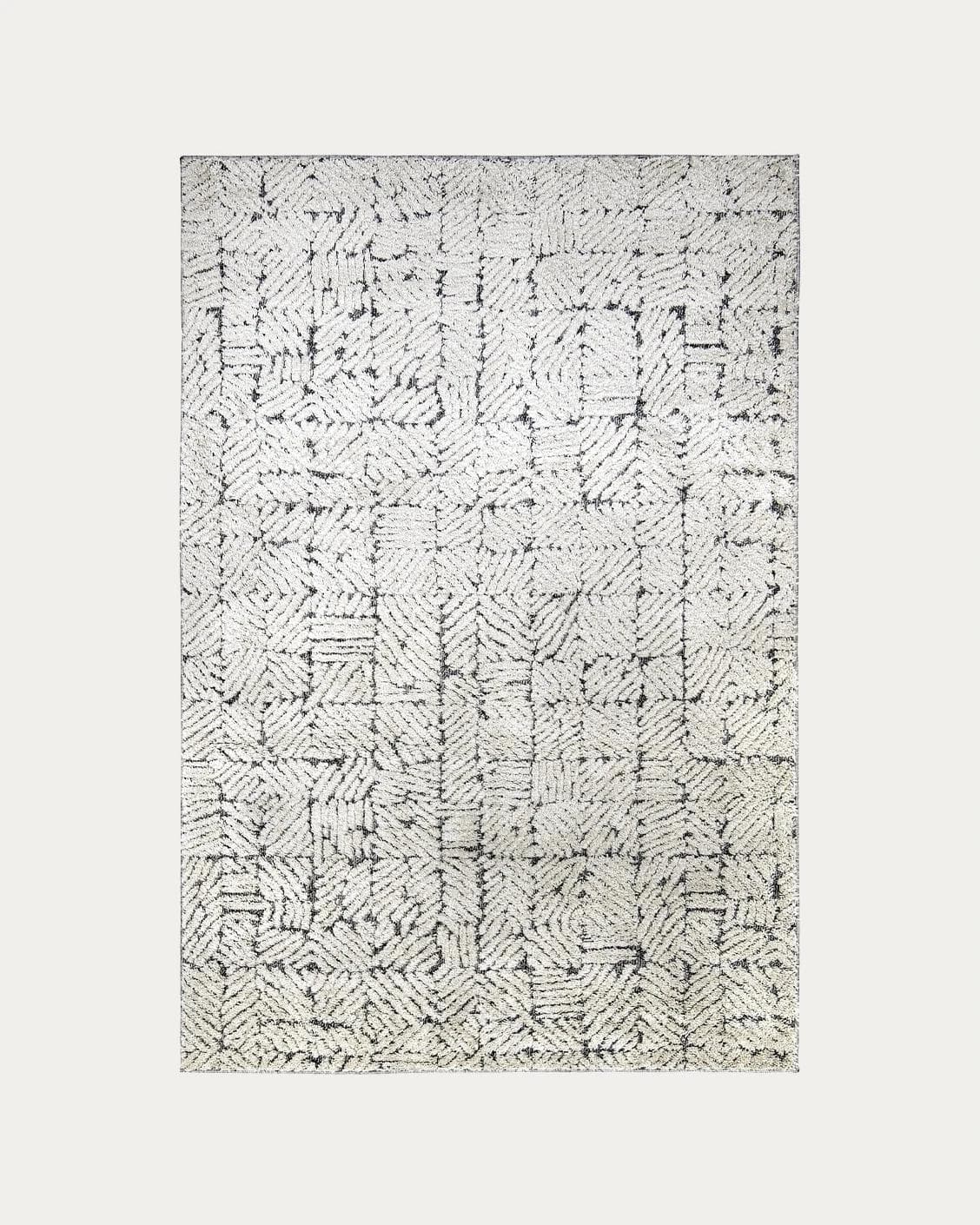 Conrad Sandy carpets in beige and grey, shown in a product top view as image 1