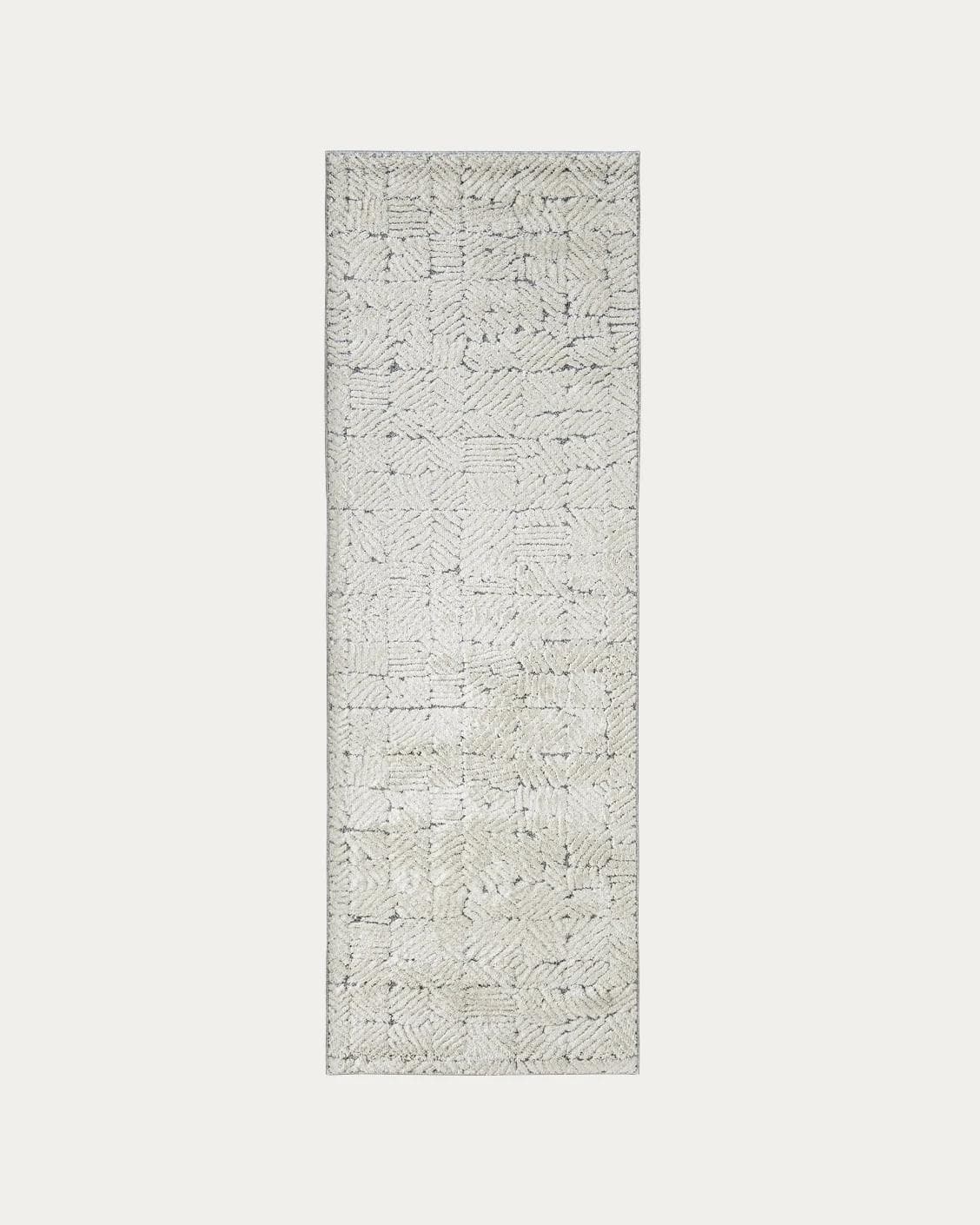 Conrad Sandy carpets in beige and grey, shown in a product top view as image 1
