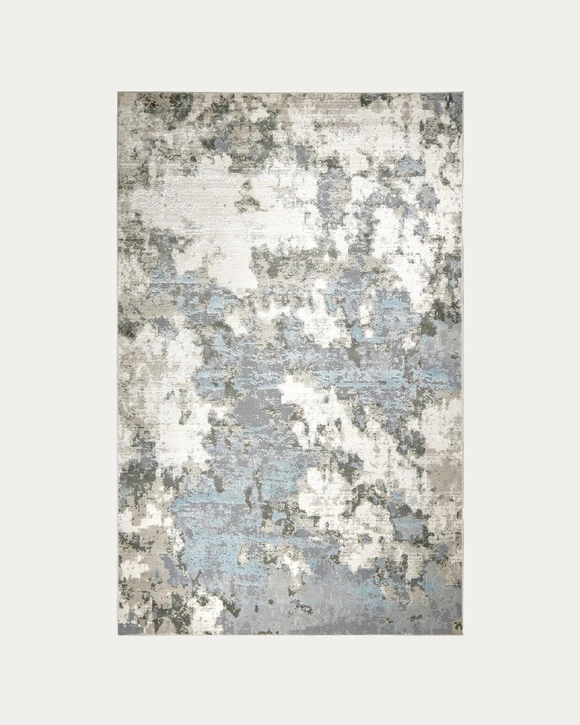 Cooper Sky carpets in blue and grey, shown in a product top view as image 1