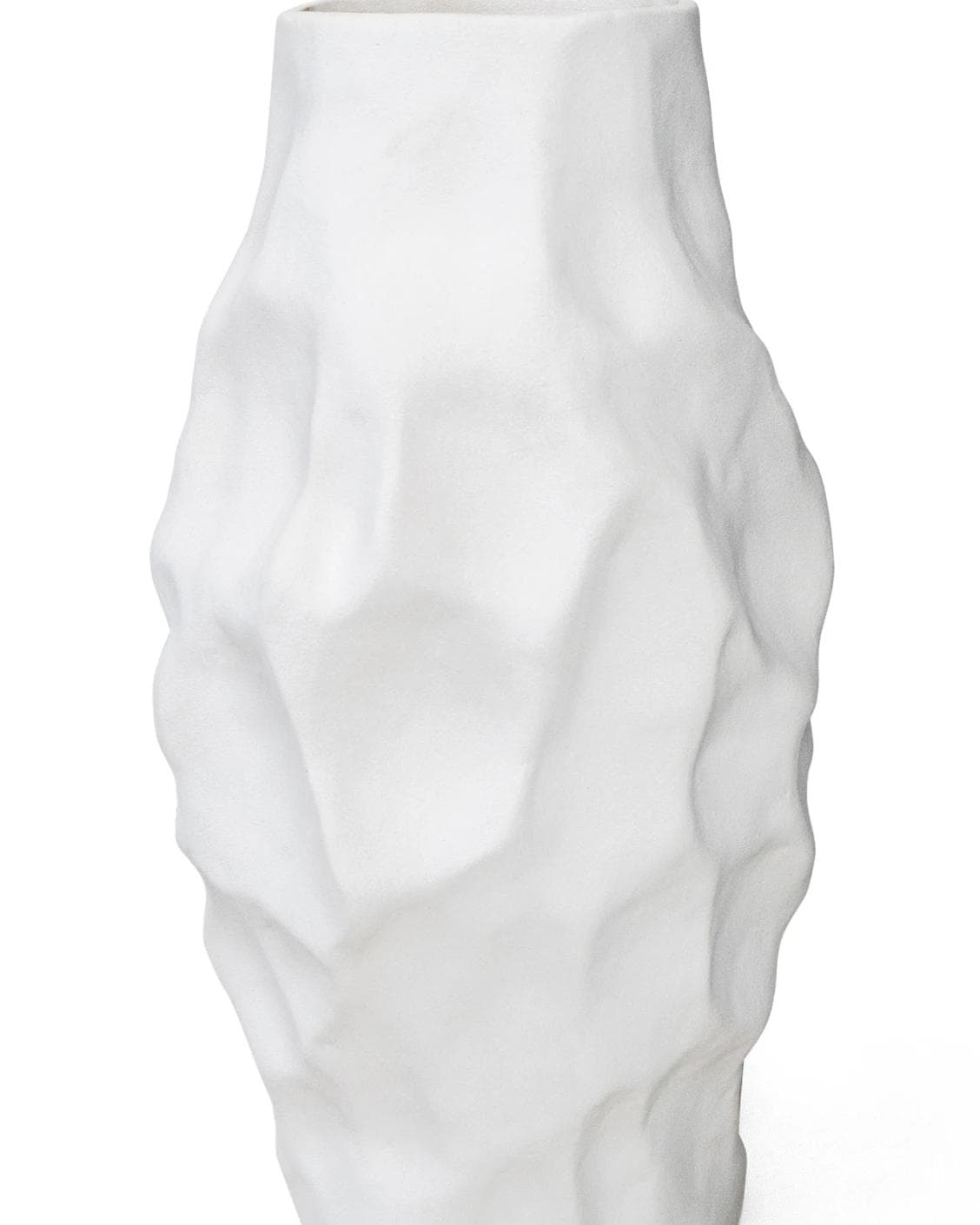 Cora Arneson vases in white, shown in a product front view as image 8