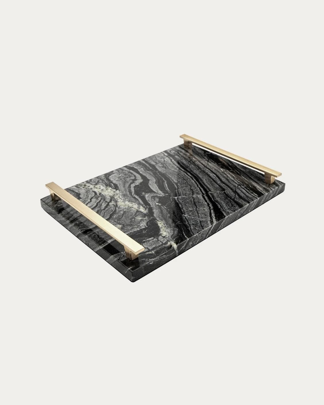 Daniel Bandiagara trays in gold and black, shown in a product front view as image 1