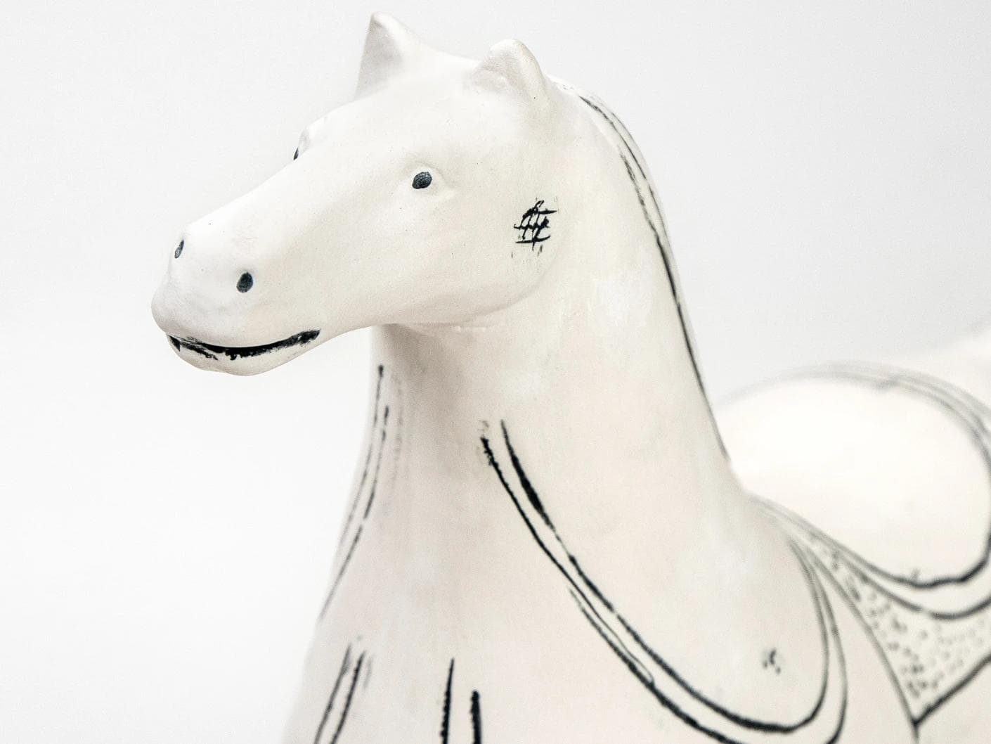 Danna Arneson statues and sculptures in black and white, shown in a product close-up front view as image 5