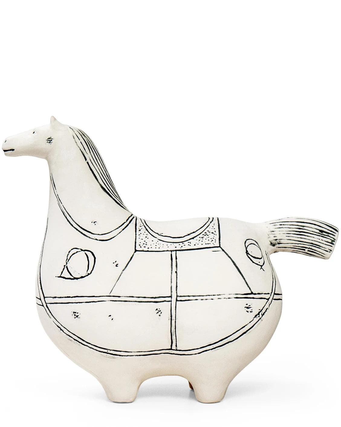 Danna Arneson statues and sculptures in black and white, shown in a product front view as image 7