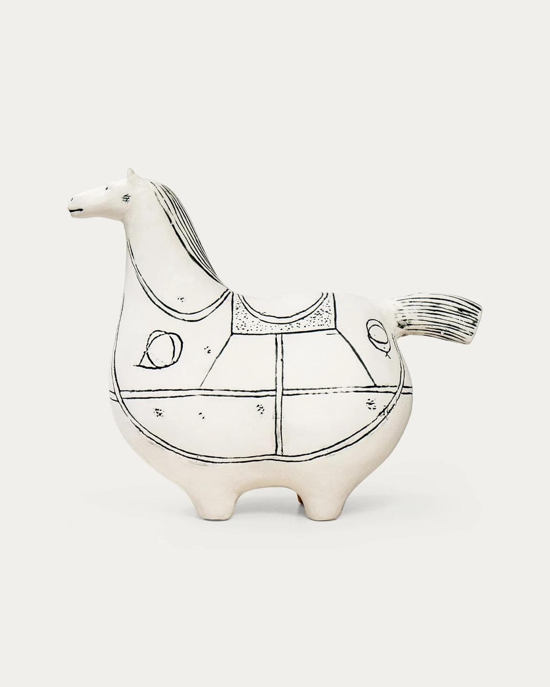 Danna Arneson statues and sculptures in black and white, shown in a product front view as image 1