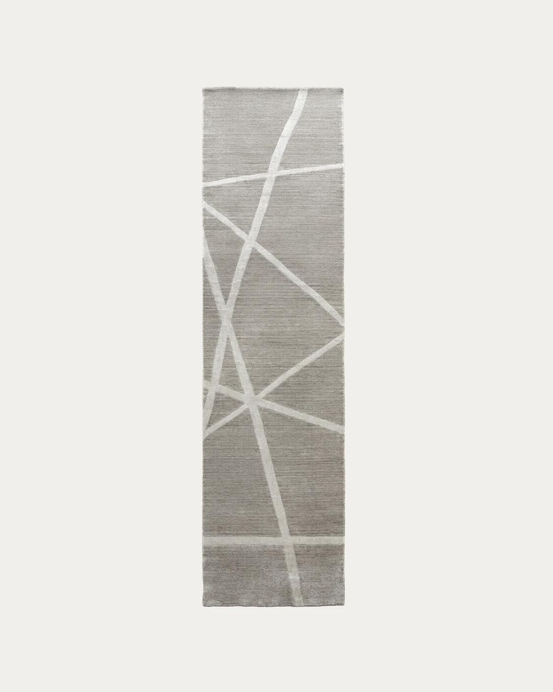 Dash Alba carpets in grey and ivory, shown in a product top view as image 1