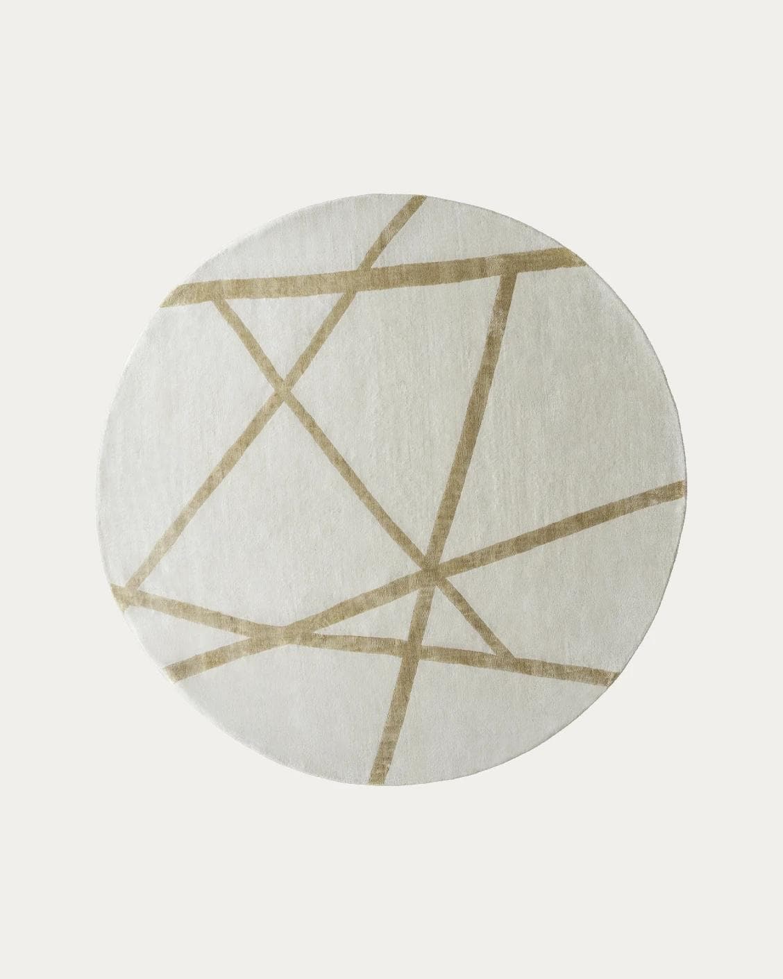 Dash Goldberg carpets in gold and off white, shown in a product top view as image 1