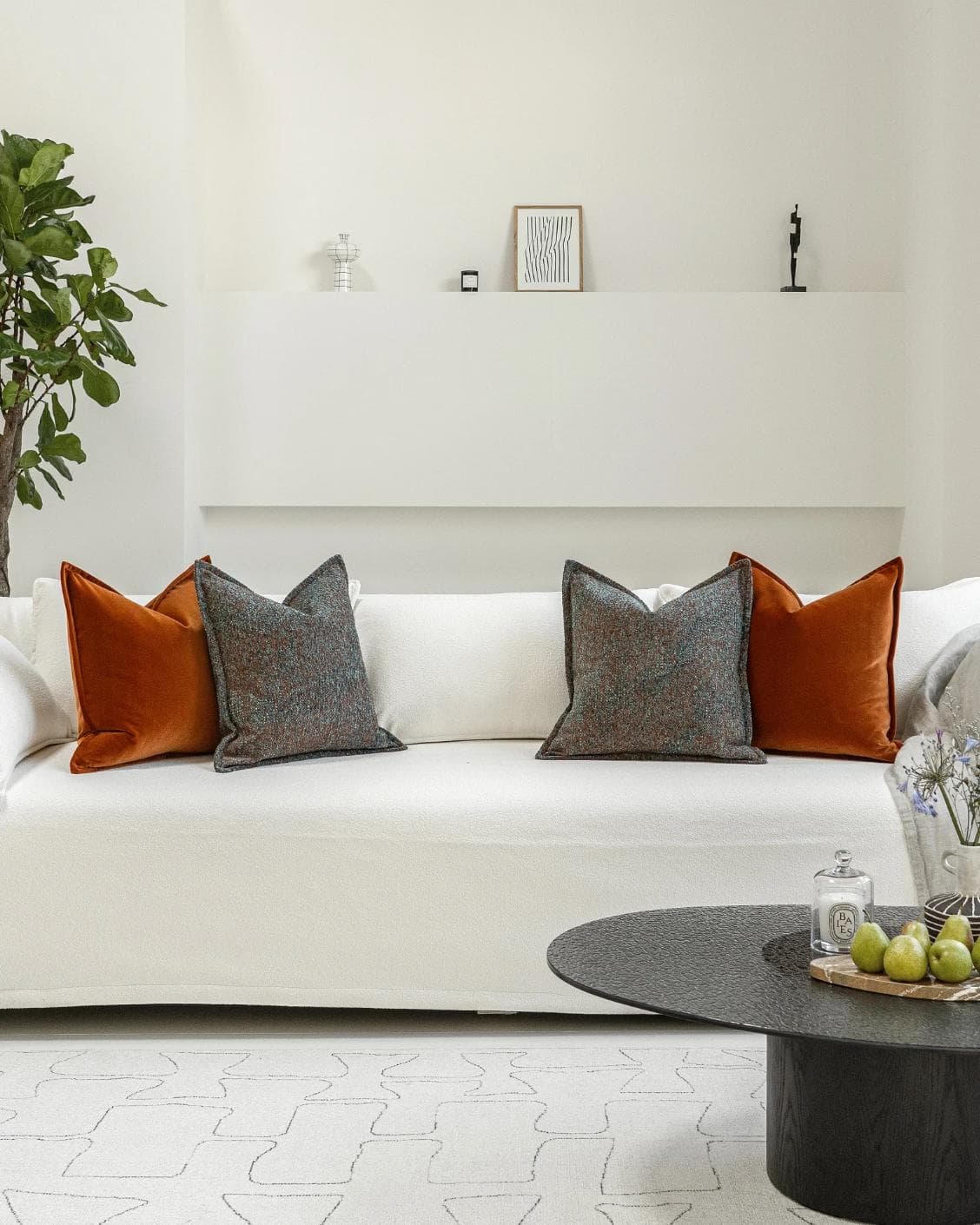 Deep Bundle cushion, shown in a lifestyle front view as image 4