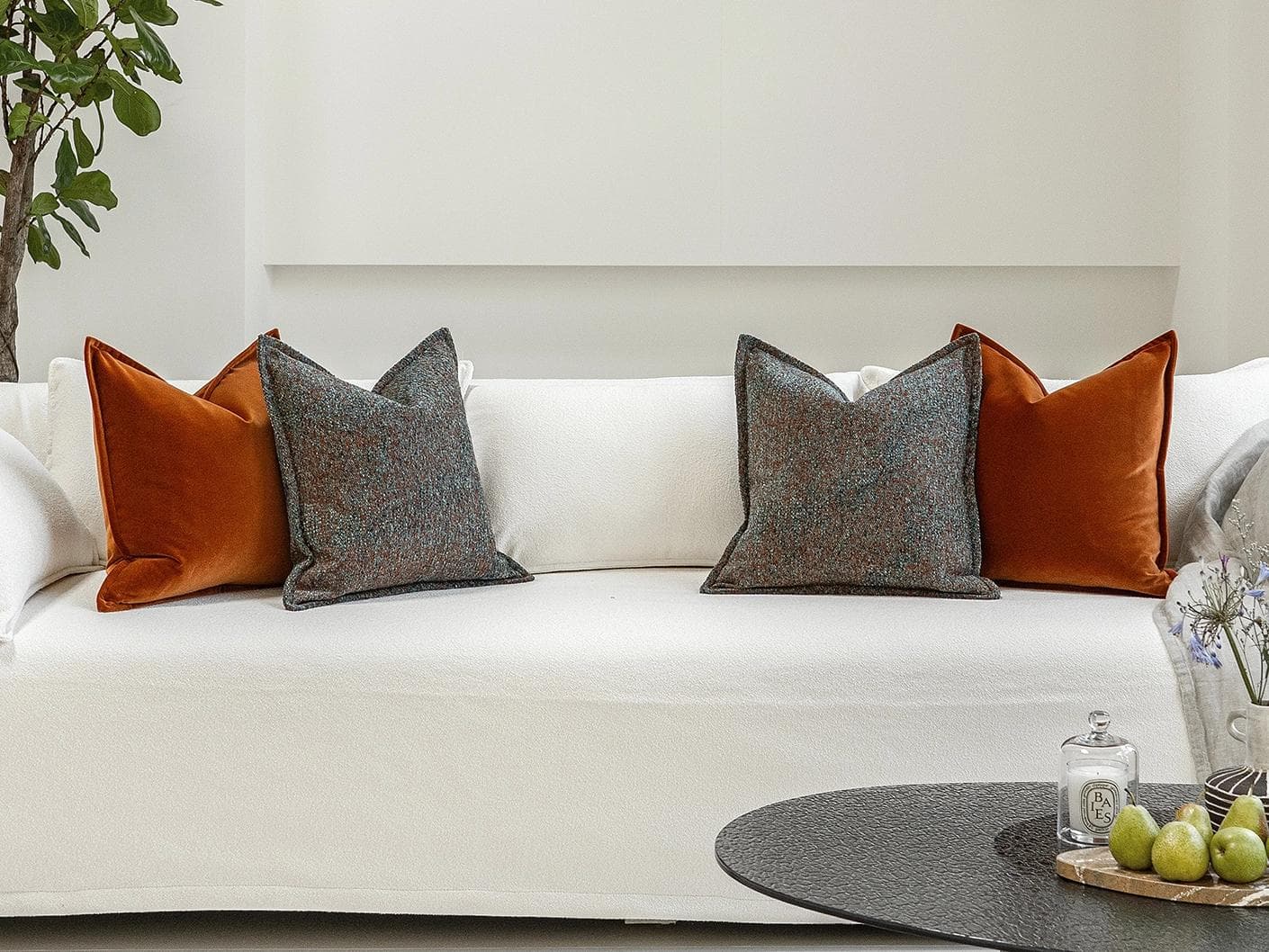 Deep Bundle cushion, shown in a lifestyle front view as image 4