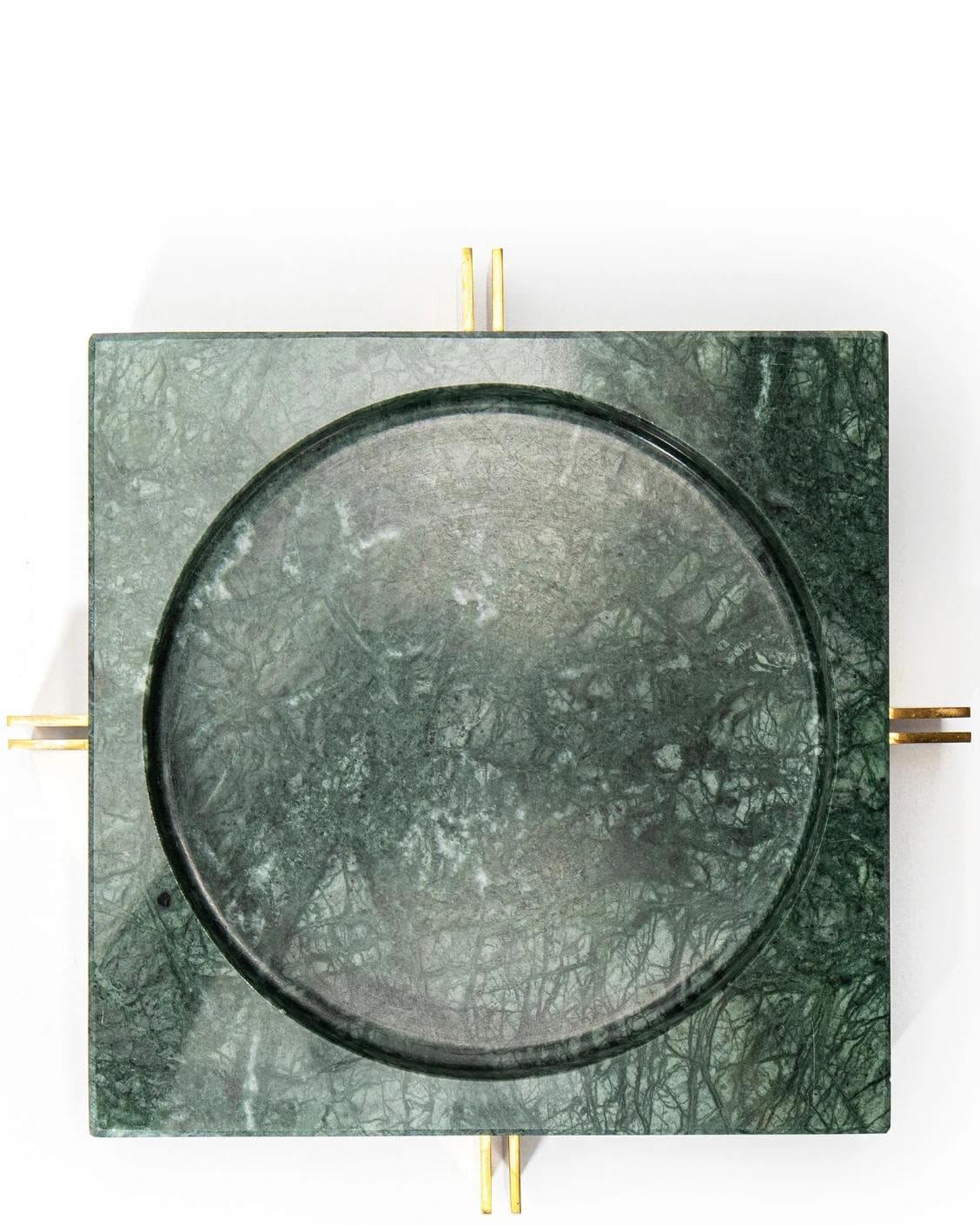 Dennis Bandiagara II trays in green and gold, shown in a product top view as image 17
