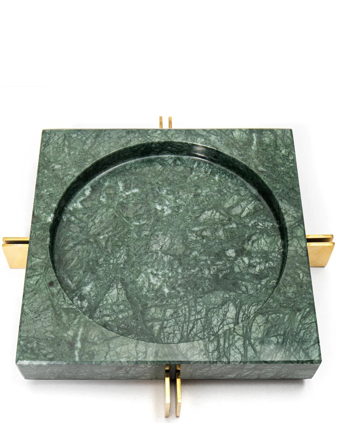 Dennis Bandiagara II trays in green and gold, shown in a product top view as image 18