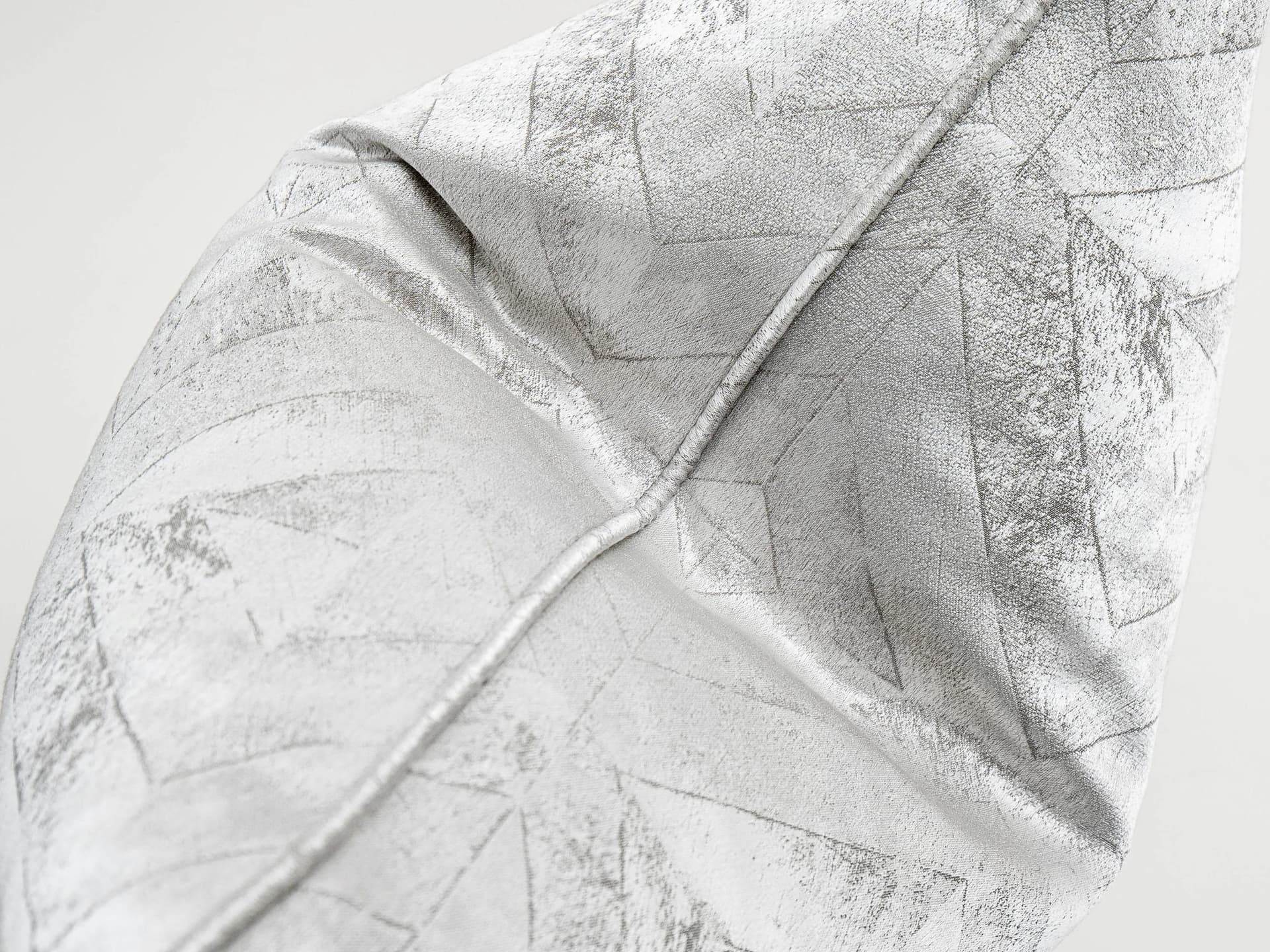 Diana Laurent cushion in silver, shown in a product top view as image 3