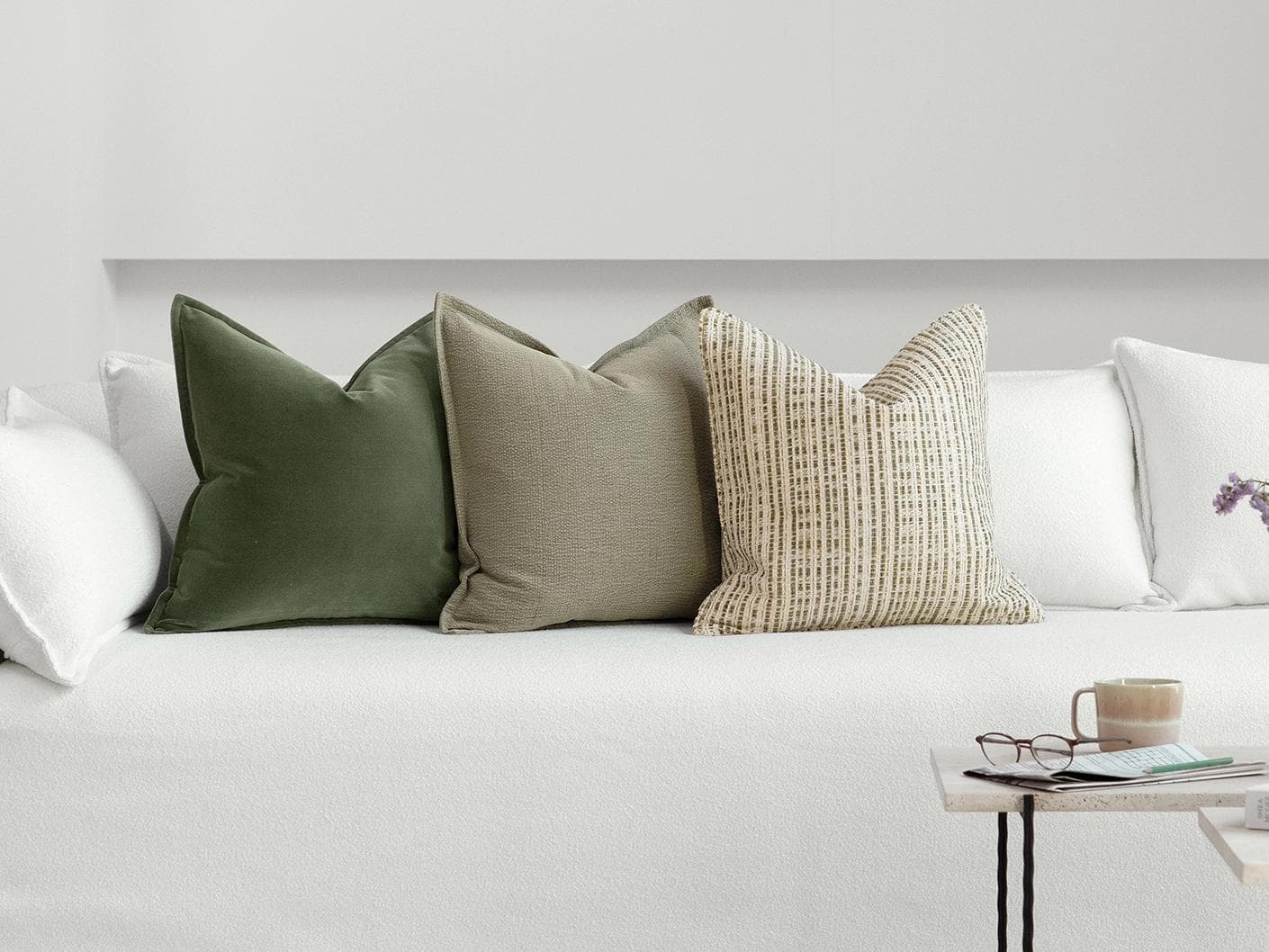 Diksha Bundle cushion, shown in a lifestyle front view as image 4