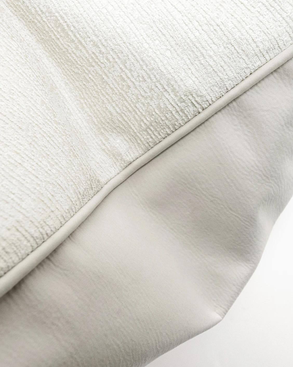 Divina Bianca cushion in white, shown in a product close-up as image 7