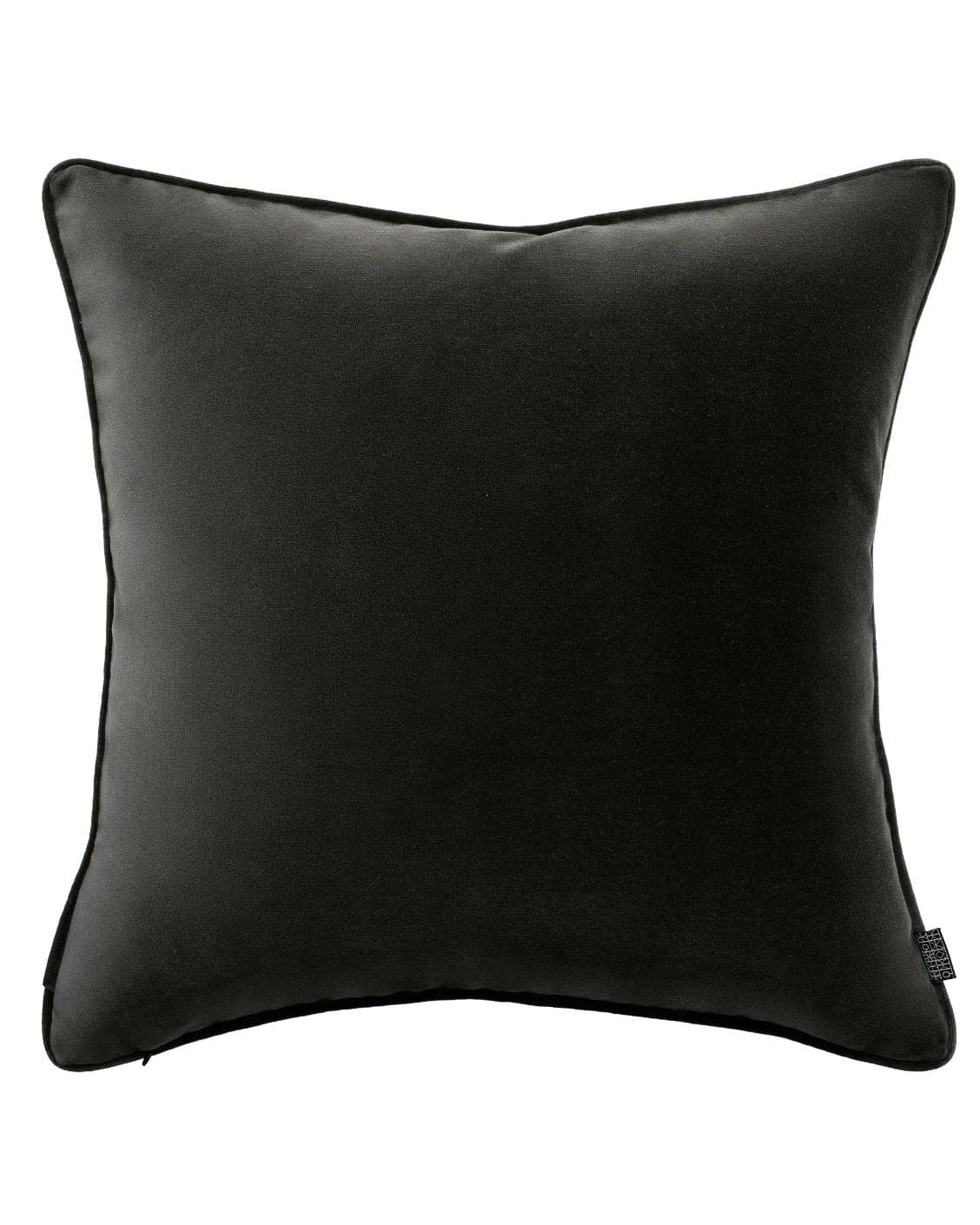 Edda Hodler cushion in black and silver, shown in a product front view as image 8