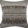 Edda Hodler cushion in black and silver, shown in a product front view as image 1