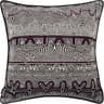 Edda Mauve cushion in black and silver, shown in a product front view as image 1