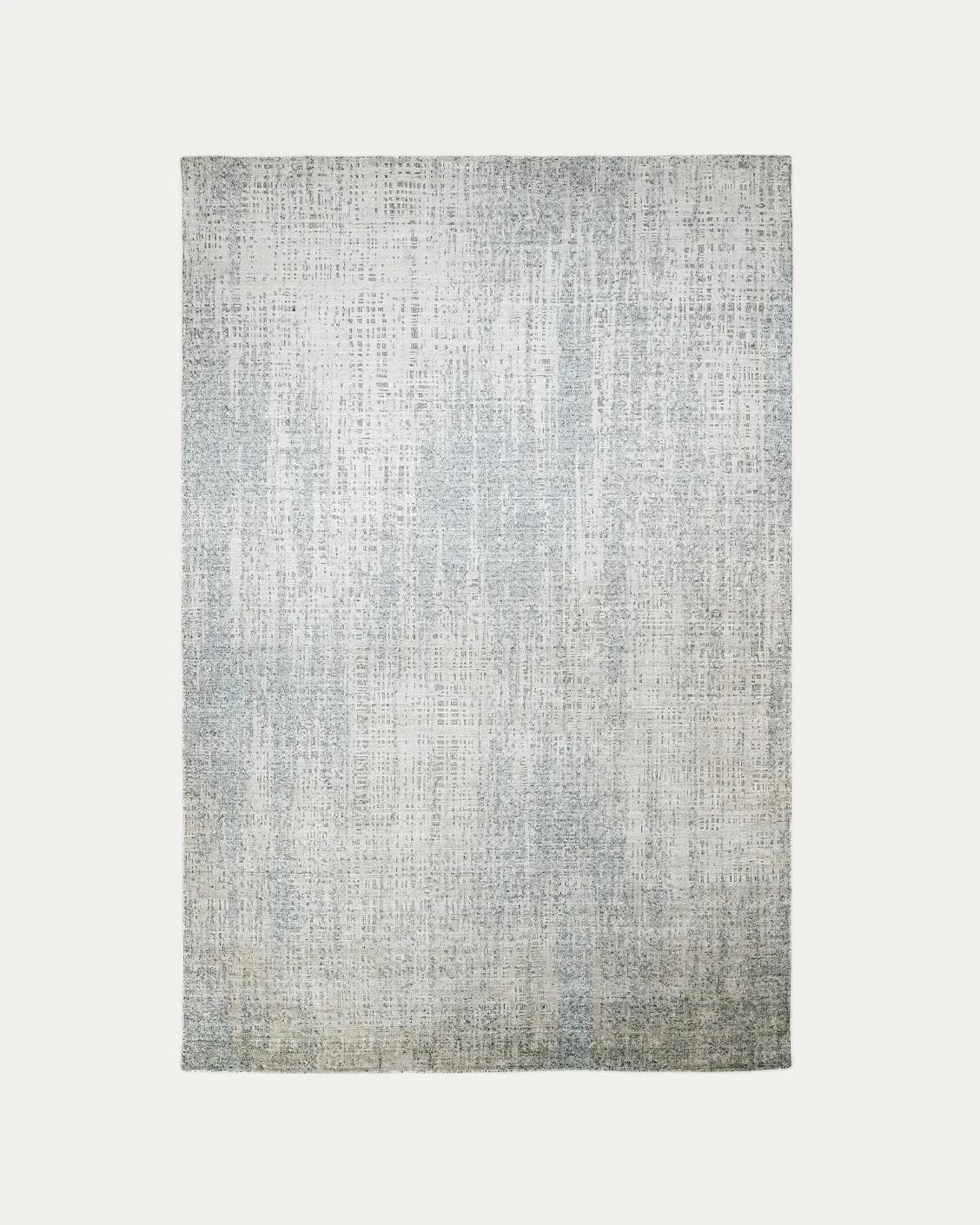 Eh Dillan Ocean carpets in blue, shown in a product top view as image 1