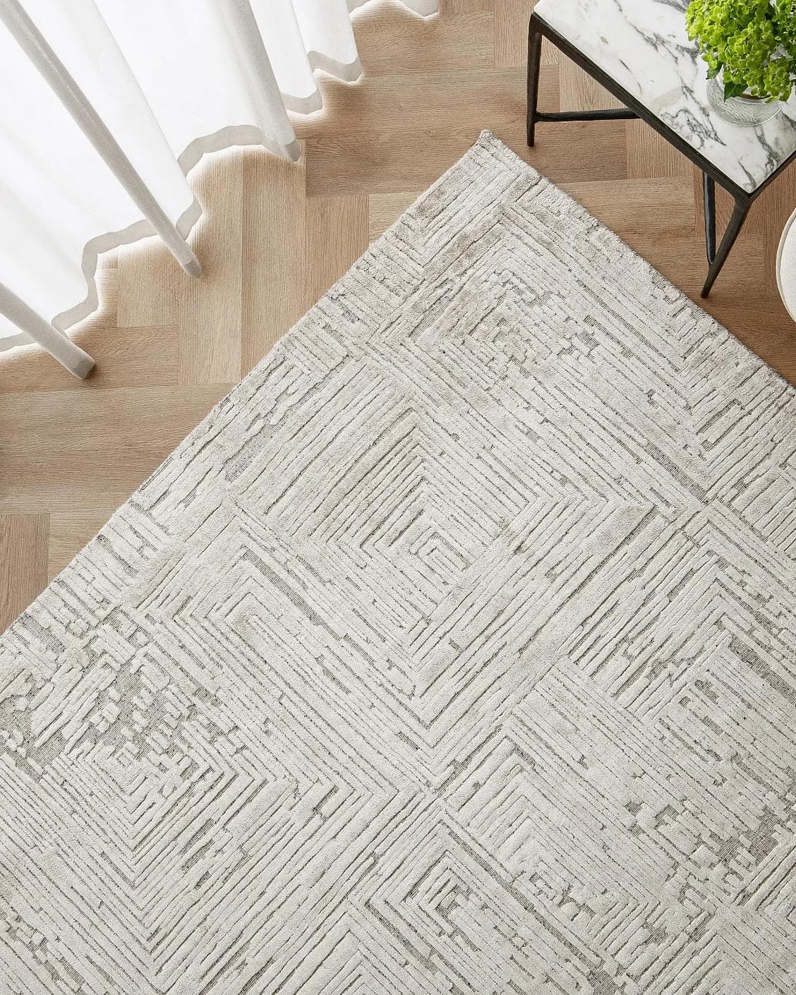 Eh Riley Stone carpet in beige, shown in a product top view as image 2