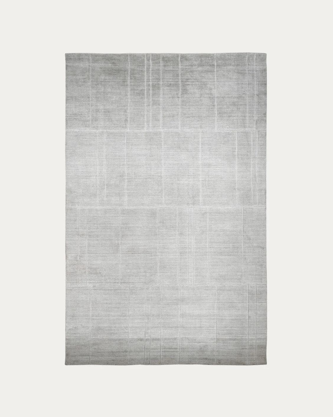Elliot Ashton carpets in grey and silver, shown in a product top view as image 1