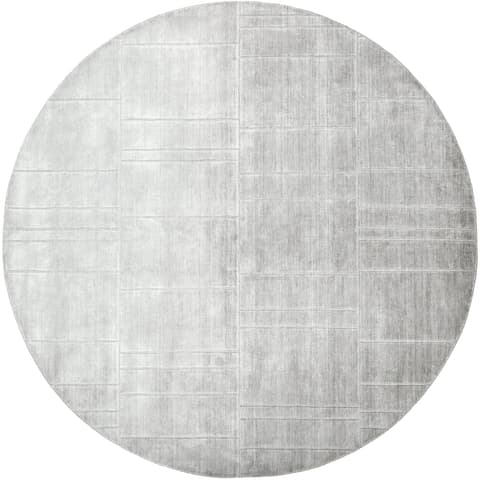 Elliot Ashton carpets in grey and silver, shown in a product top view as image 1