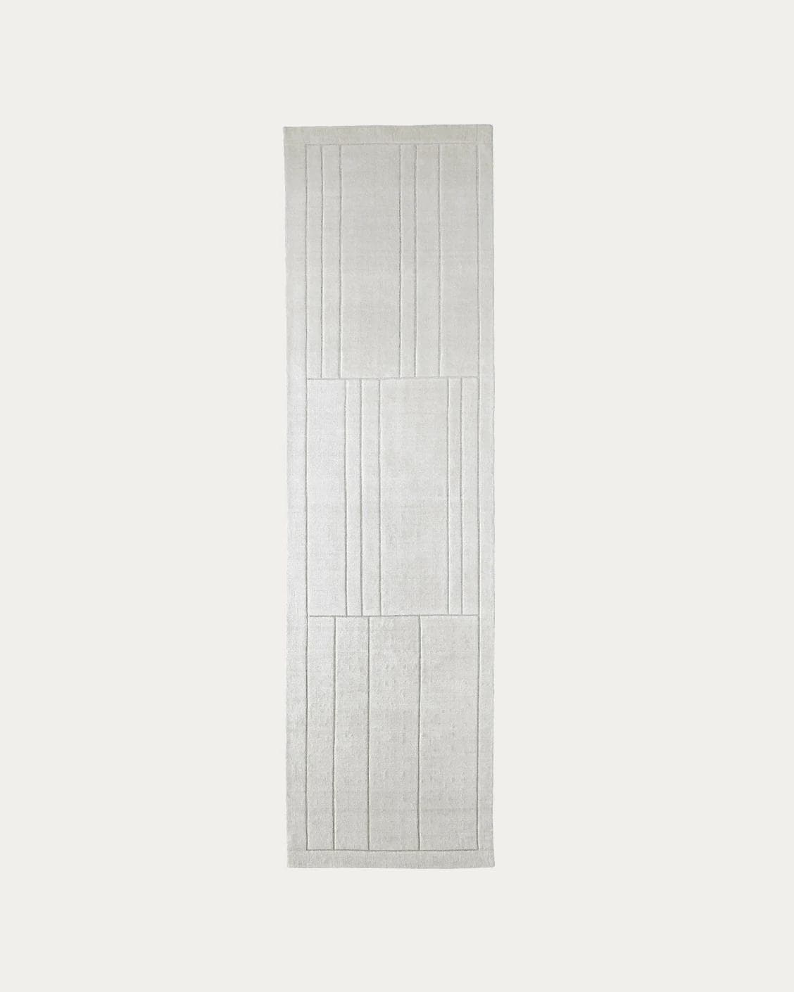 Elliot Bianca carpets in white and pearl, shown in a product top view as image 1
