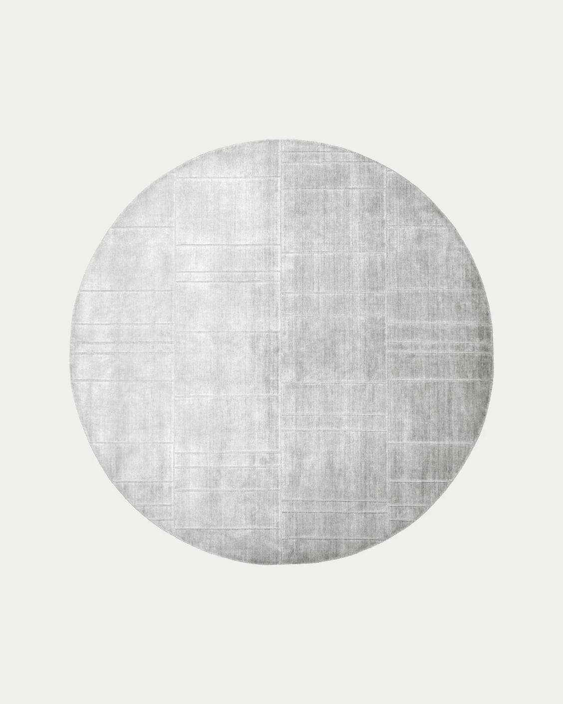 Elliot Bianca carpets in white and pearl, shown in a product top view as image 1