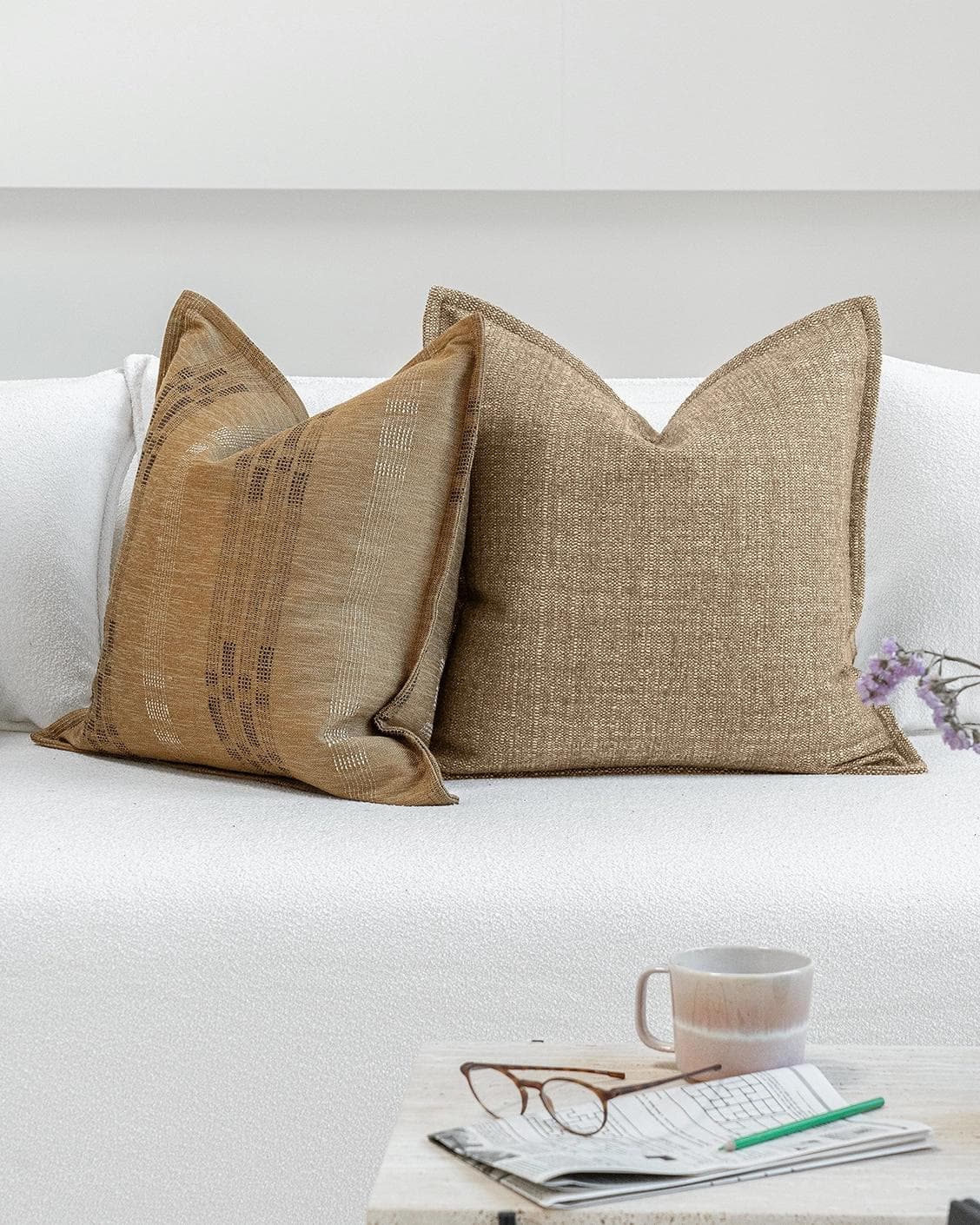 Ellora Bundle cushion, shown in a lifestyle front view as image 5