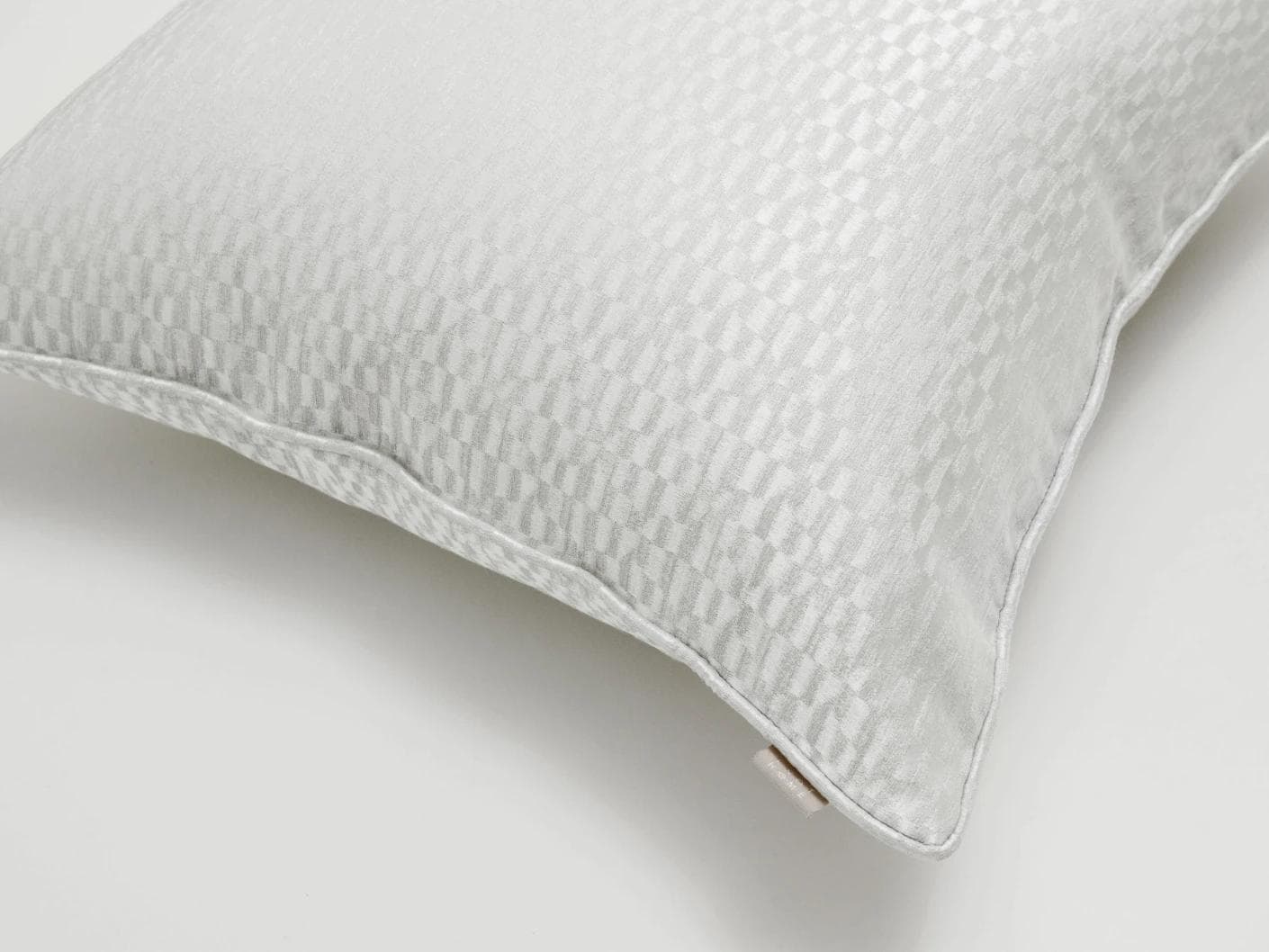 Elodie Bianca cushion in silver, shown in a product top view as image 7