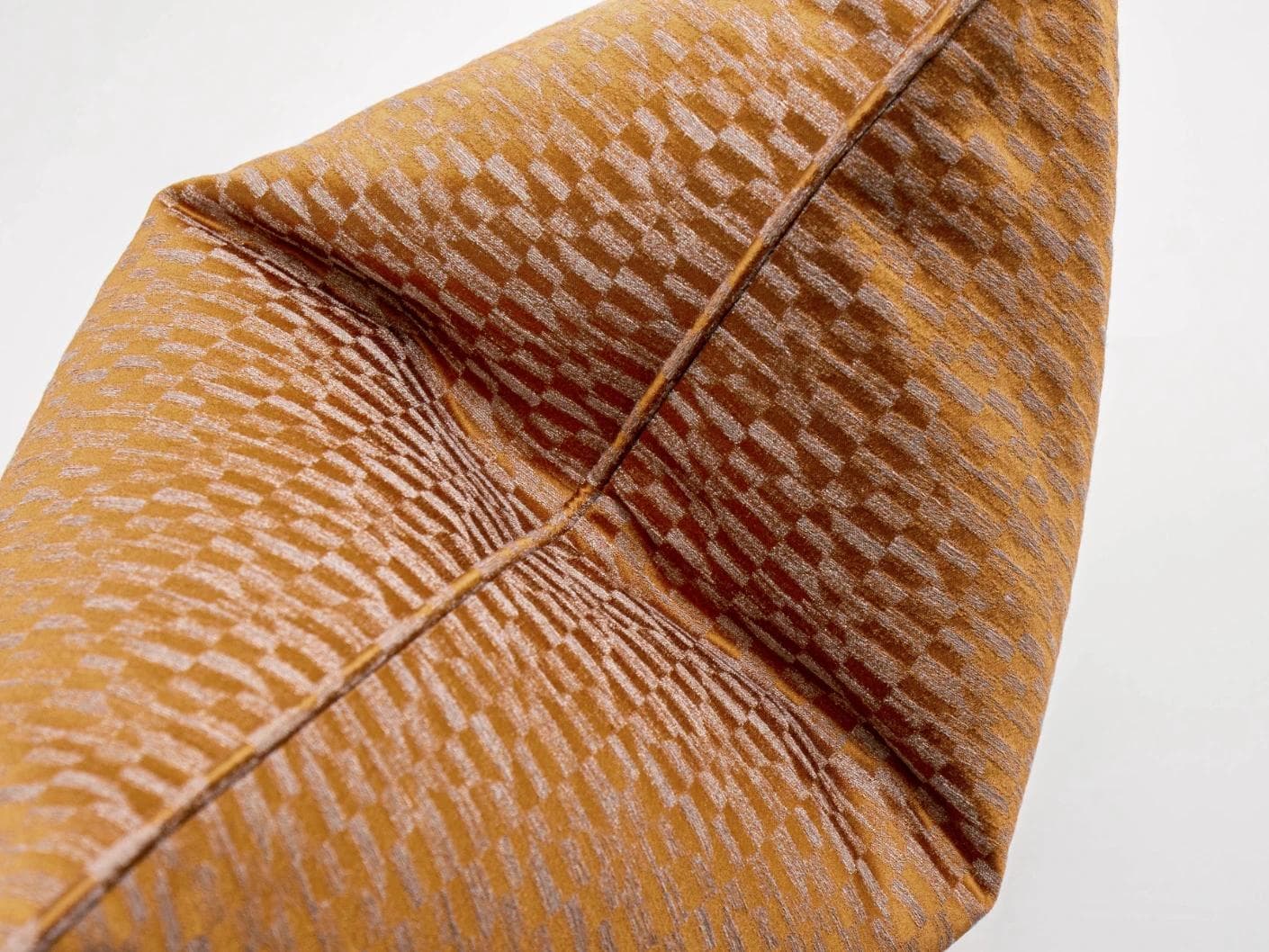 Elodie Hodler cushion in silver and orange, shown in a product close-up as image 6