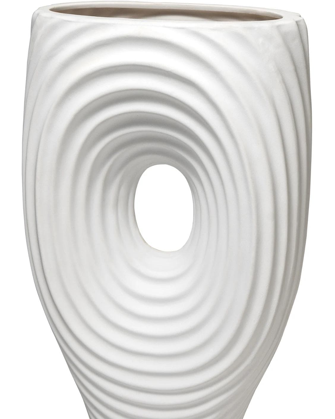 Elvia Arneson vases in white, shown in a product right view as image 11