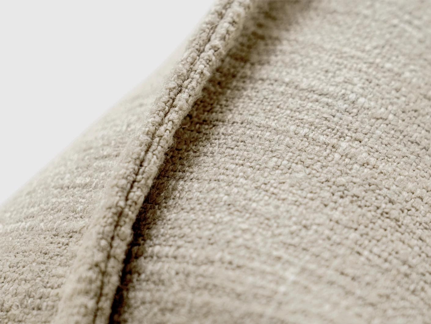 Emmett Alba cushion in beige, shown in a product close-up as image 8