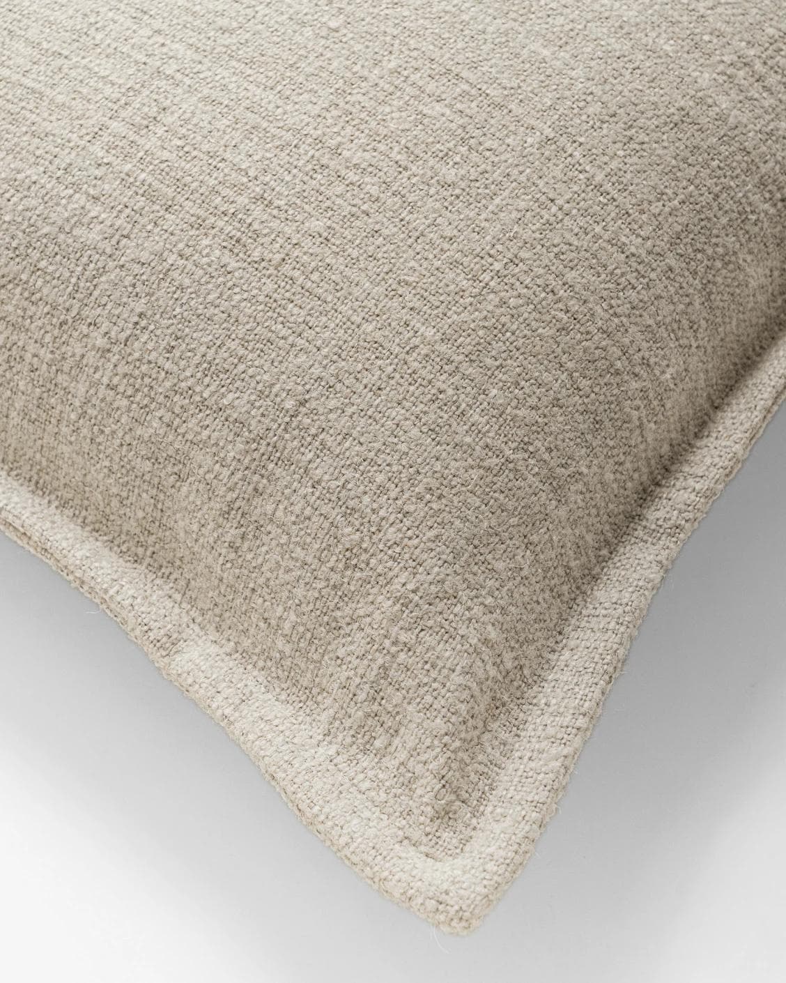 Emmett Alba cushion in beige, shown in a product top view as image 9
