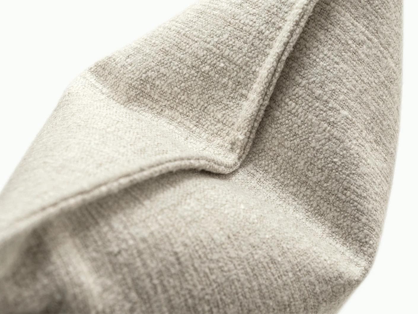 Emmett Bianca cushion in off white, shown in a product close-up as image 7