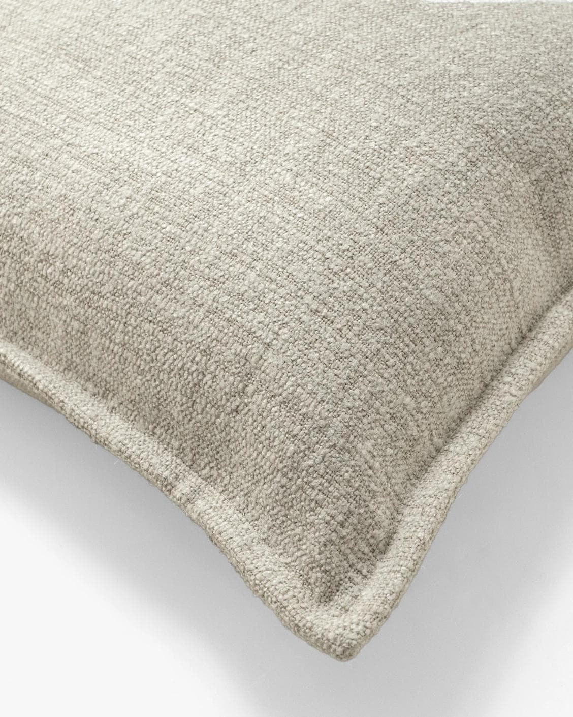 Emmett Bianca cushion in off white, shown in a product top view as image 9