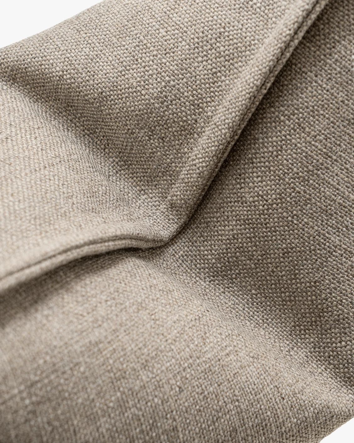 Emmett Quell cushion in taupe and grey, shown in a product close-up as image 7