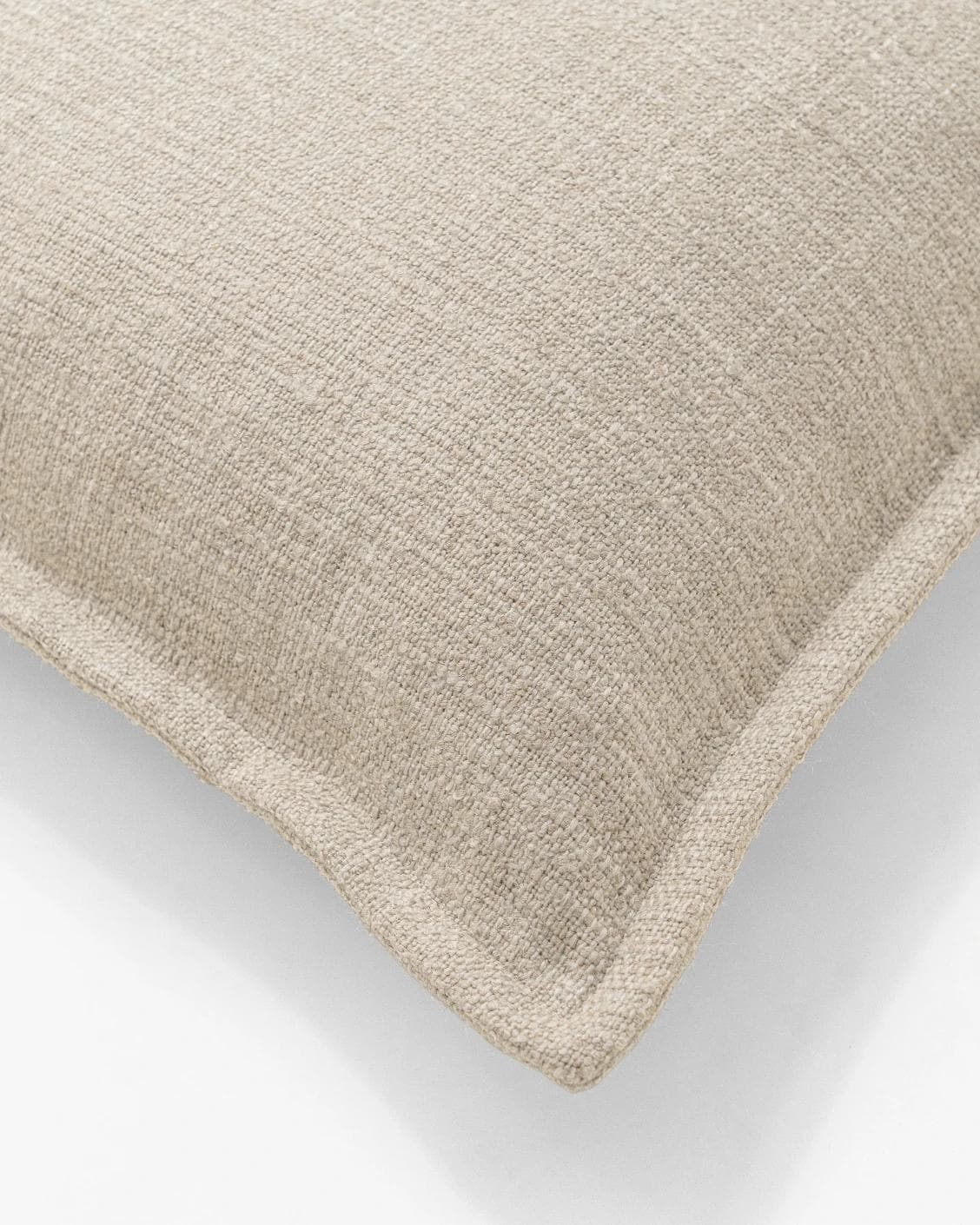 Emmett Shale cushion in beige, shown in a product top view as image 9