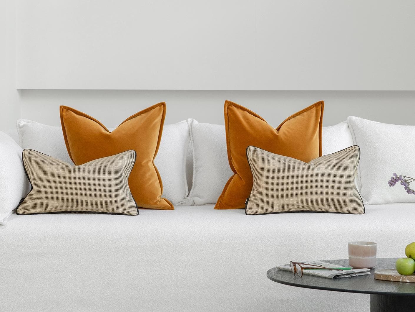 Enoch Bundle cushion, shown in a lifestyle front view as image 4