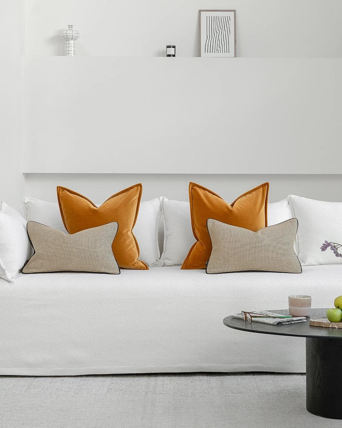 Enoch Bundle cushion, shown in a lifestyle front view as image 4