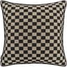 Enya Steele cushion in black and beige, shown in a product front view as image 1