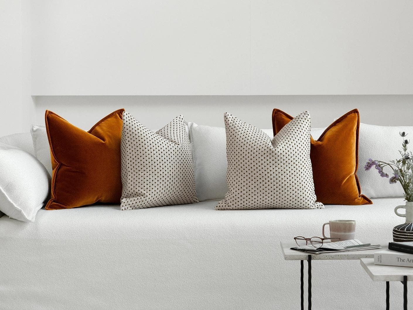 Esperanza Bundle cushion, shown in a lifestyle front view as image 4