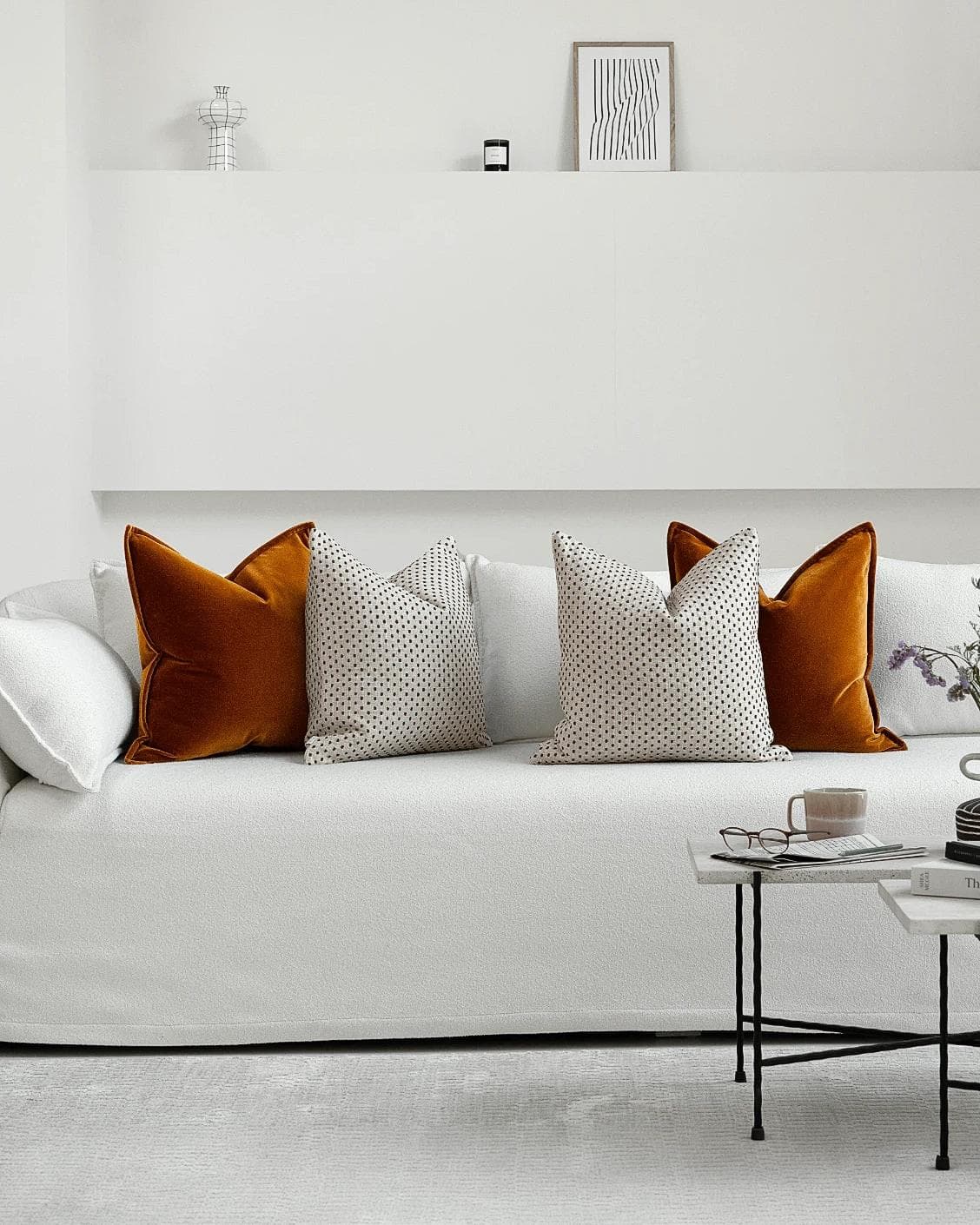 Esperanza Bundle cushion, shown in a lifestyle front view as image 4