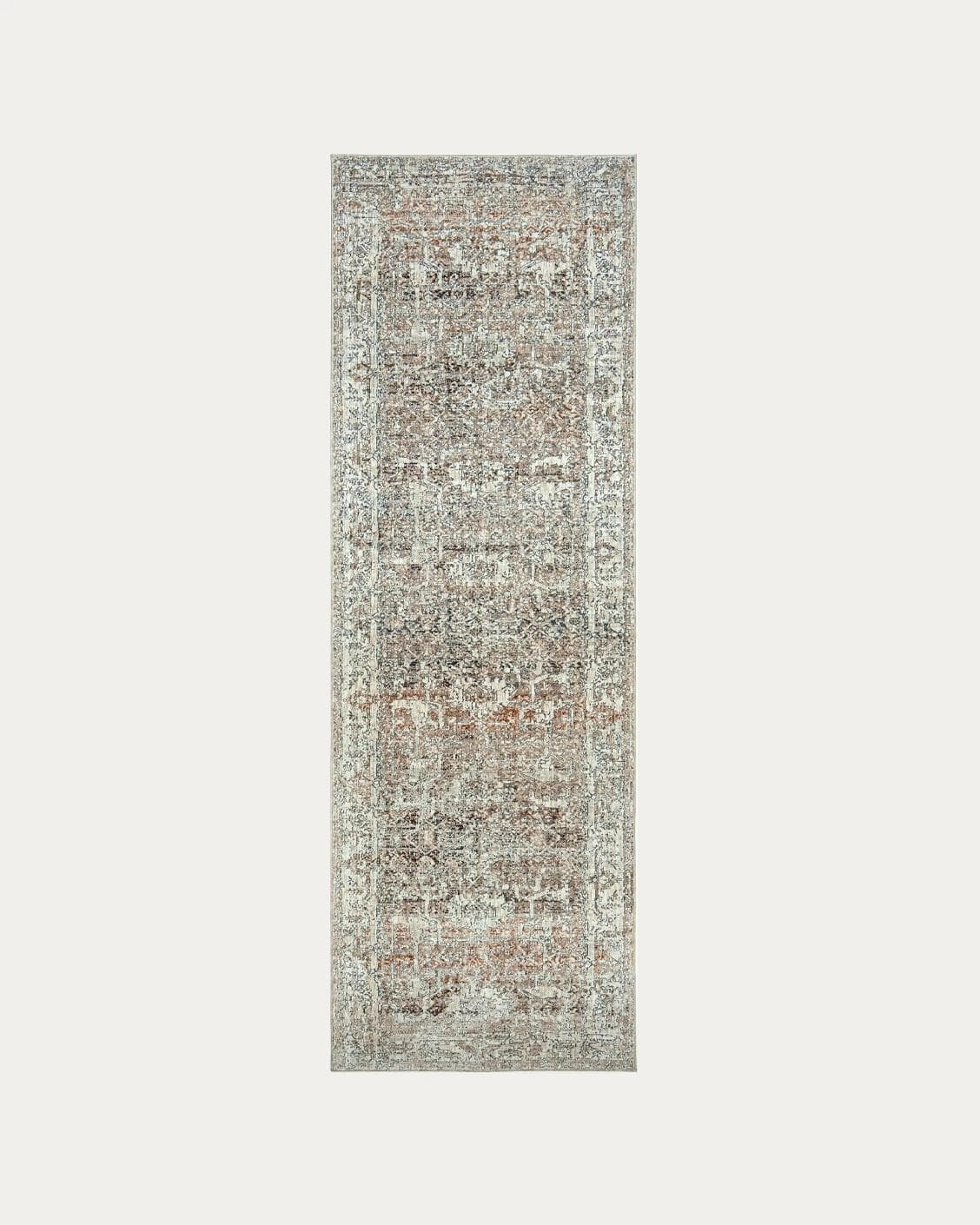 Ethan Martin carpets in beige and grey, shown in a product top view as image 1
