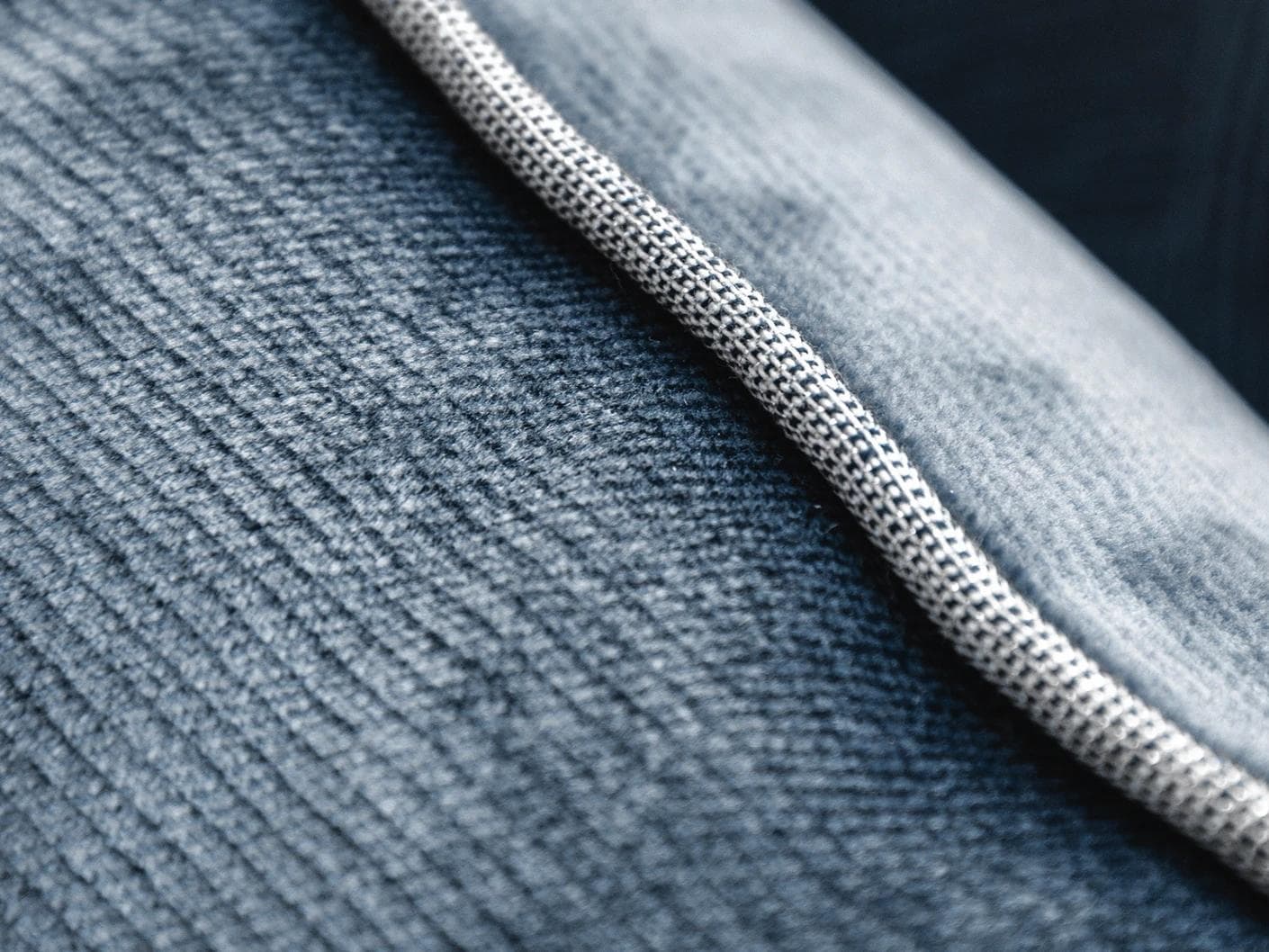 Faaris Matisse cushion in blue and silver, shown in a product close-up as image 7