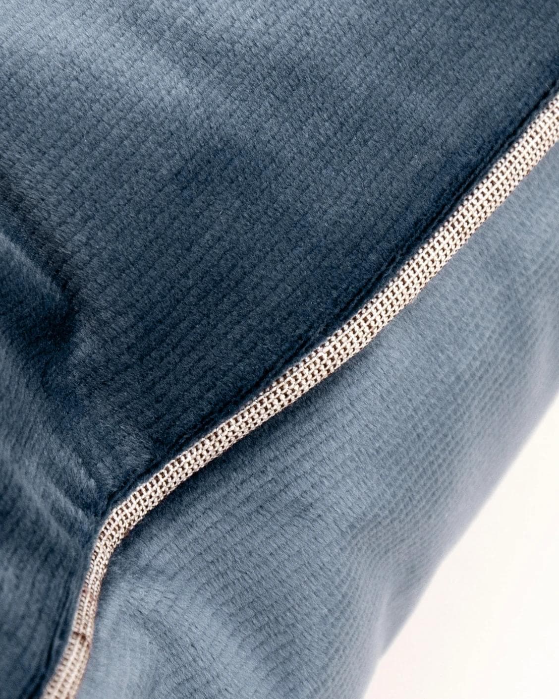Faaris Matisse cushion in blue and silver, shown in a product close-up as image 8